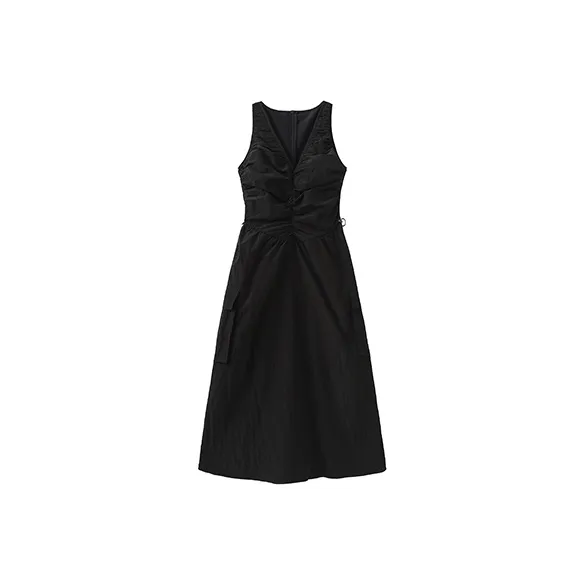 Cubic Sleeveless Dresses Women's-3