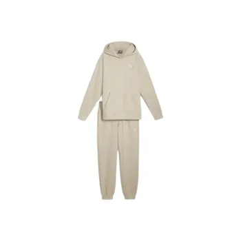 PUMA Loungewear Tracksuit Sweatshirt Set Women's Desert Dust