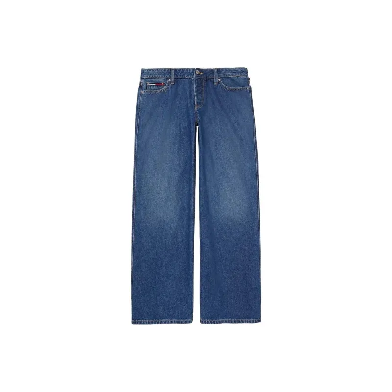 Tommy Hilfiger Low-Rise Medium Wash Jean Jeans Women's Blue-0