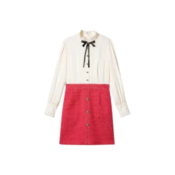 PSALTER Long Sleeved Dresses Women's Rose Red