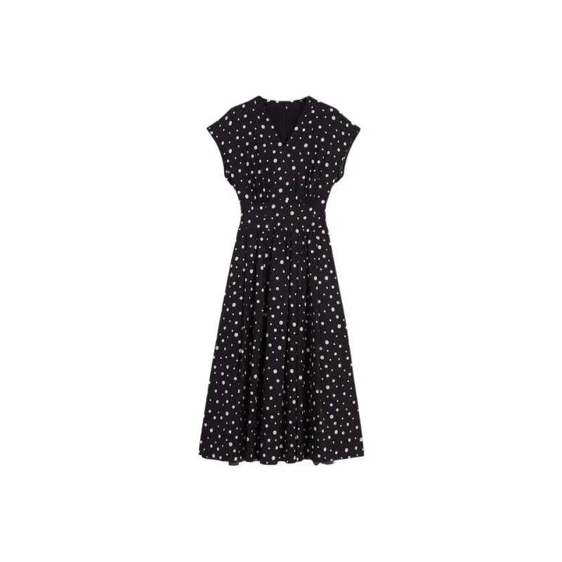 Yiner Sleeveless Dress Women's Black-0