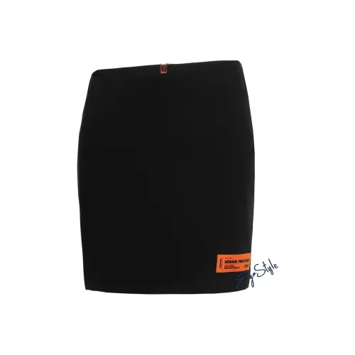 HERON PRESTON Casual Short Skirts Women's Black