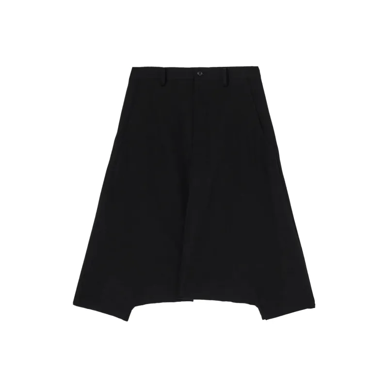 Yohji Yamamoto Drop crotch Wool Trousers-0