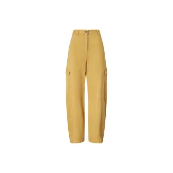 PINKO Pocket Detailed Wide Leg Workwear Trousers