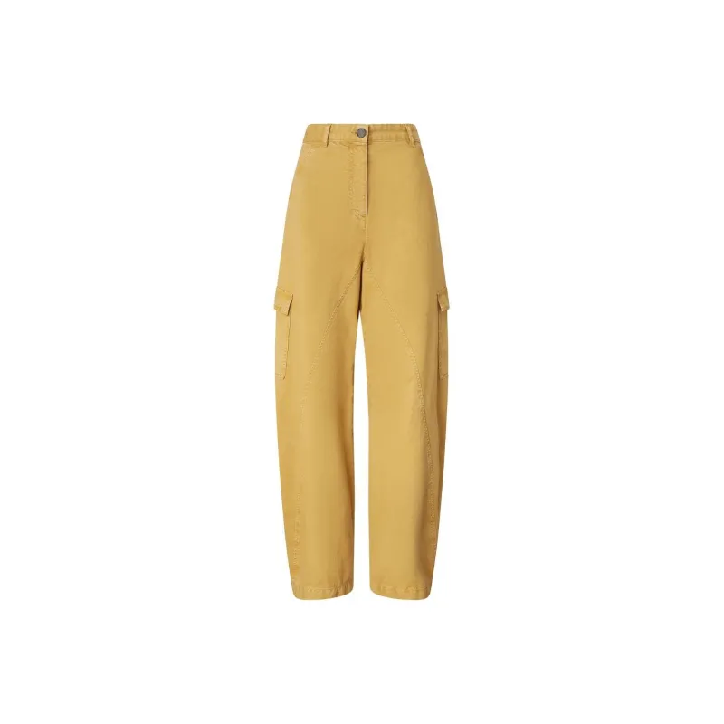 PINKO Pocket Detailed Wide Leg Workwear Trousers-0