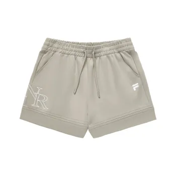 FILA FUSION Casual Shorts Women's Gray Brown Khaki