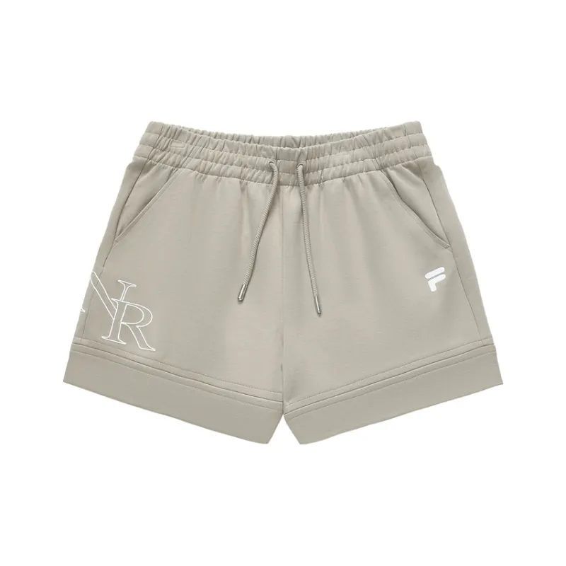 FILA FUSION Casual Shorts Women's Gray Brown Khaki-0