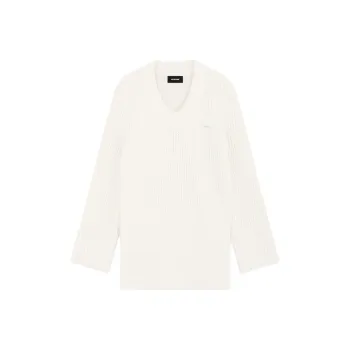 WE11DONE Long Sleeved Dress Women's Ivory