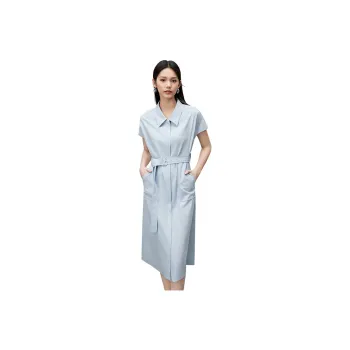 SENTUBILA Short Sleeved Dresses Women's Light Blue