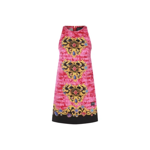 VERSACE JEANS Sleeveless Dress Women's Pink