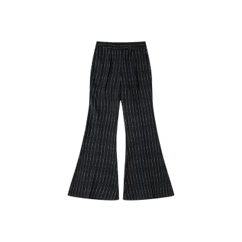 GF Ferré Suit Trouser Women's Black Floral