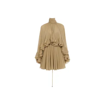 Chloé Ruffle-detailing Mini Dress