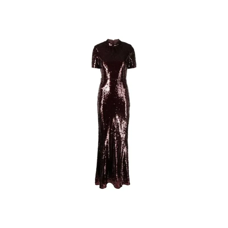 Self-portrait Sequin Maxi Dress-0