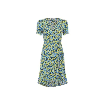 DVF Diane Von Furstenberg Short Sleeved Dress Women's Multicolor