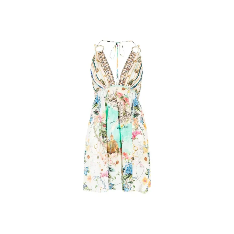CAMILLA Amalfi Lullaby Silk Minidress-0