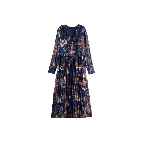 Scotch&Soda Long-Sleeved Dresses Women's Multicolor