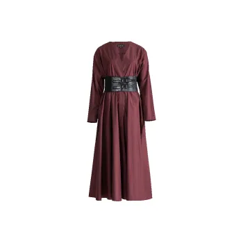 LIZZY Long Sleeved Dresses Women's Brick Red