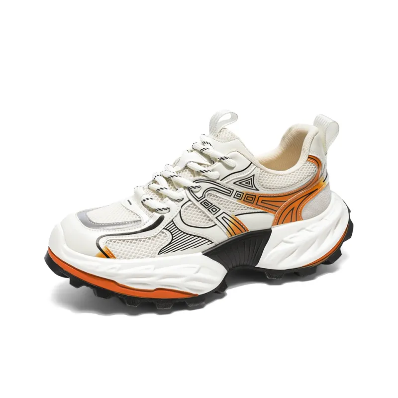 ROBINHOOD Slip Resistant, Abrasion Resistant, Coverage, Balance, And Cushioning Low Top Chunky Sneakers Men's-2