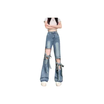 The Temptation Of The Muse Jeans Women's Blue