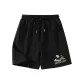 Black (M Summer Lotus Logo on The Front Left of The Pants)