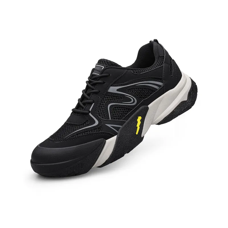 Wen Nai Wear resistant, Lightweight, Breathable, And Non slip. Low Top Casual Shoes Men's Black-2