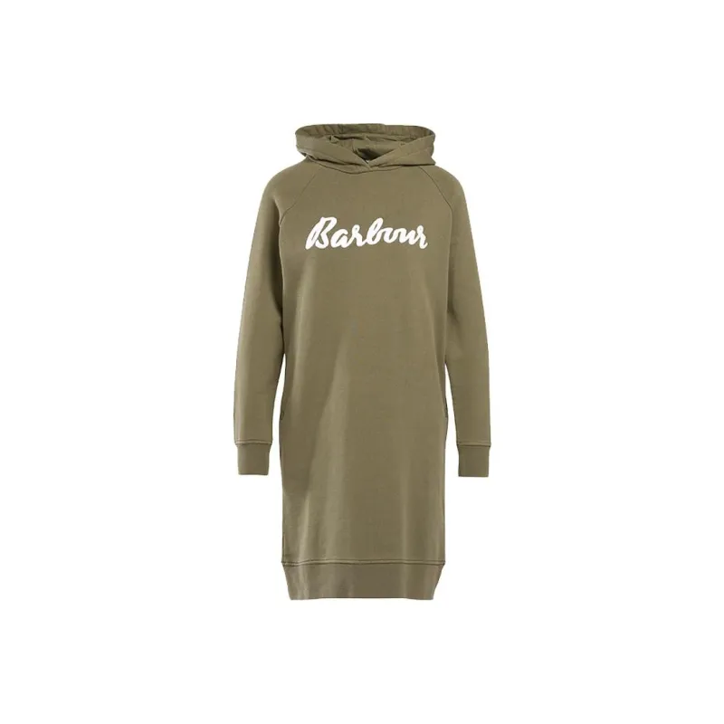 BARBOUR Long-Sleeved Dresses Women's Dark Green-0