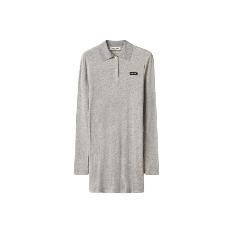 MIU MIU Ribbed knit Mini Dress-0
