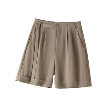 IHIMI Casual Shorts Women's Khaki