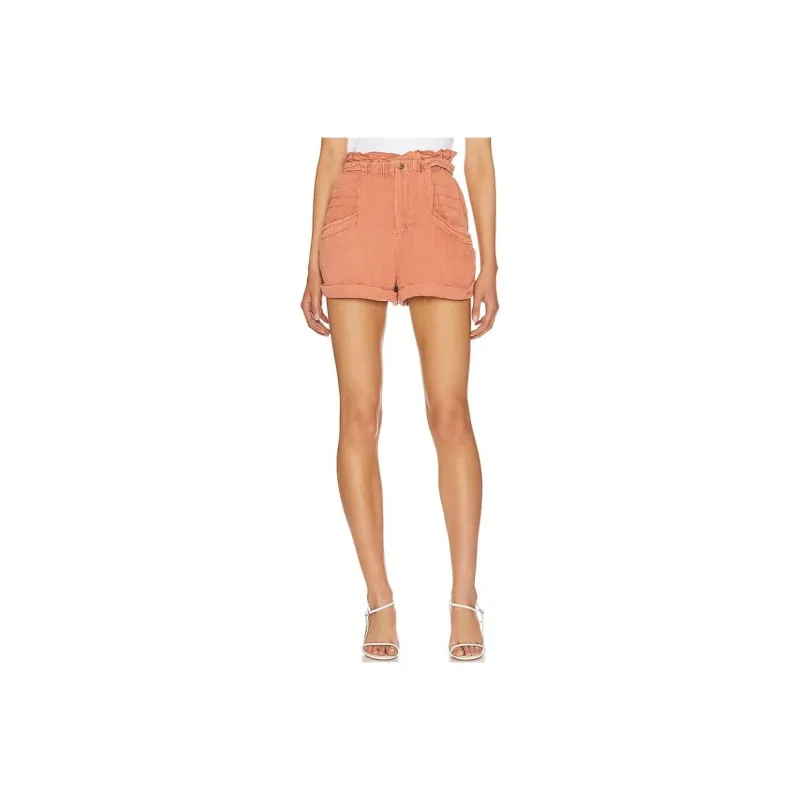 FREE PEOPLE Casual Shorts Women's Pink-0