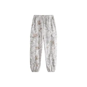 Abercrombie＆Fitch Knitted Sweatpants Women's Gray Pattern