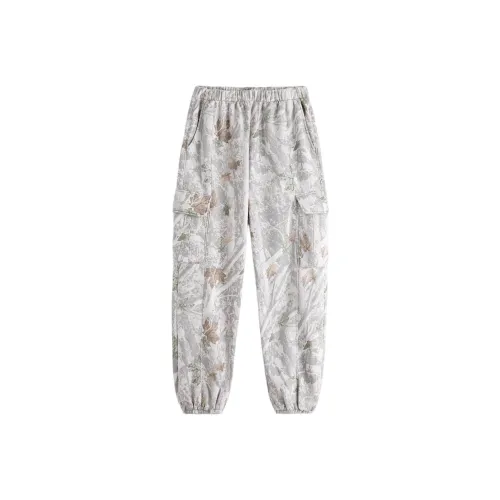 Abercrombie＆Fitch Knitted Sweatpants Women's Gray Pattern