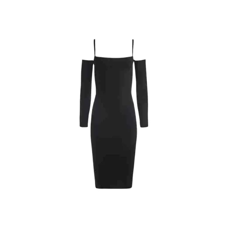 ALICE+OLIVIA Long-Sleeved Dresses Women's Black-0