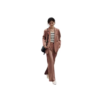 XWI Business Suit Women's Caramel Orange Brown