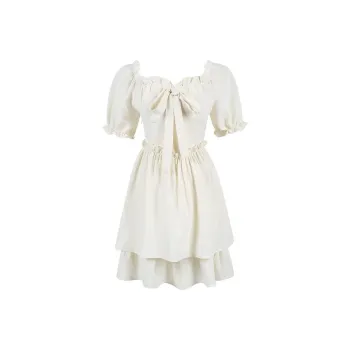 KEAB Short Sleeved Dresses Women's Apricot