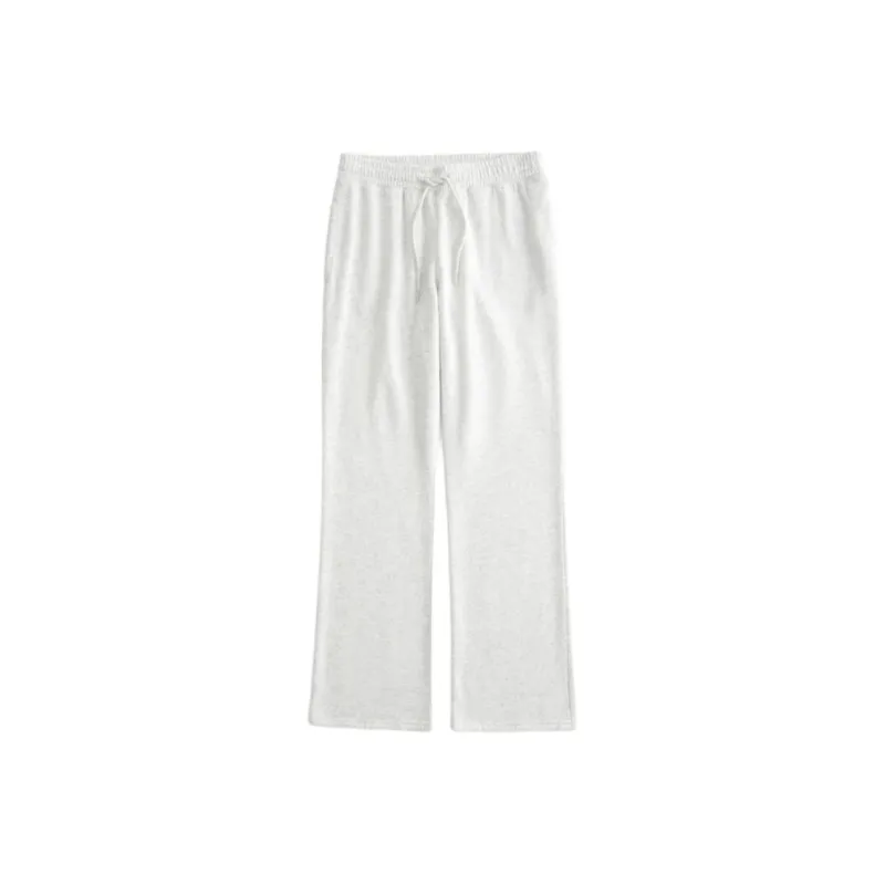 Hollister Knitted Sports Pants Women's Light Heather Gray-0