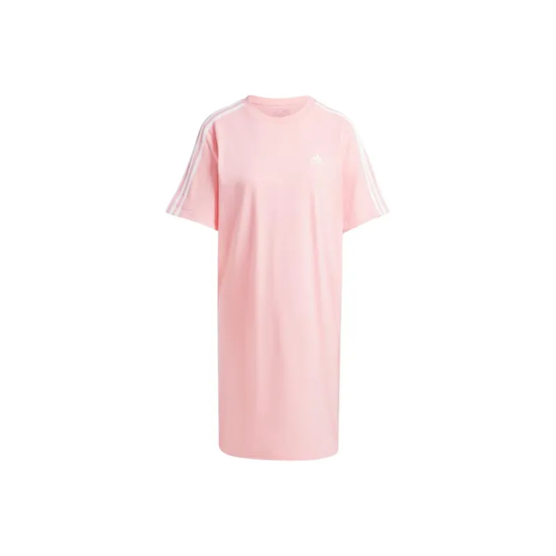 Adidas Essential Short-Sleeved Dresses Women's Pink-0