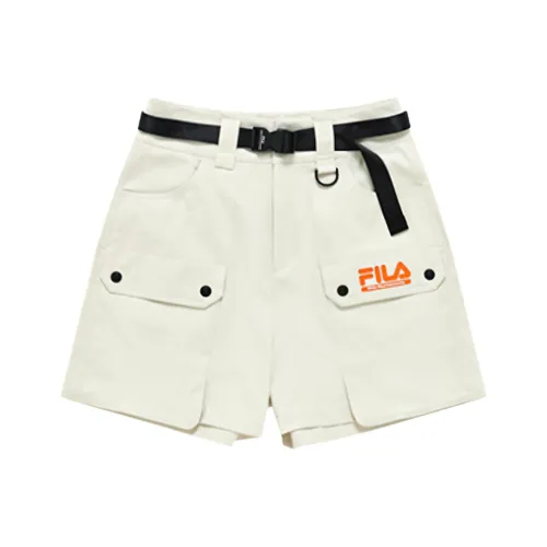 FILA x White Mountaineering Casual Shorts Women's Khaki Beige