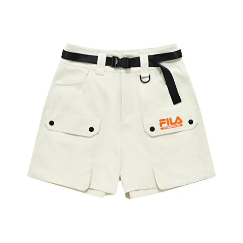 FILA x White Mountaineering Casual Shorts Women's Khaki Beige-0