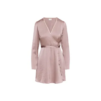 ARITZIA Wilfred Mademoiselle Satin Longsleeve Dress Long-Sleeved Dresses Women's Claremont