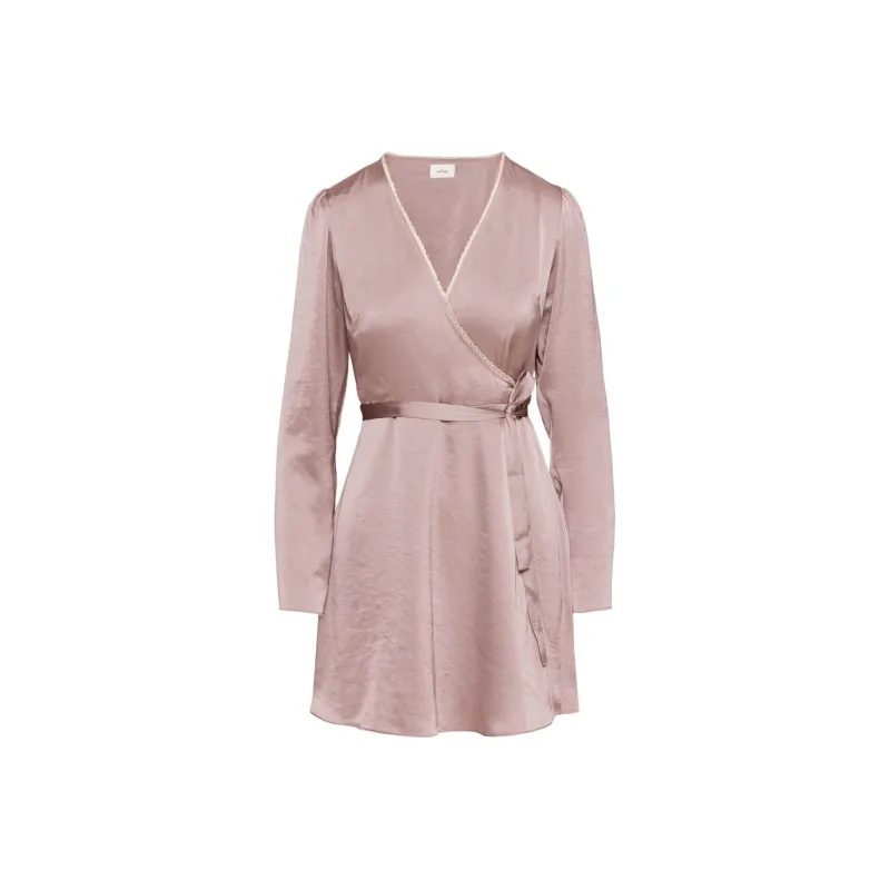ARITZIA Wilfred Mademoiselle Satin Longsleeve Dress Long-Sleeved Dresses Women's Claremont-0