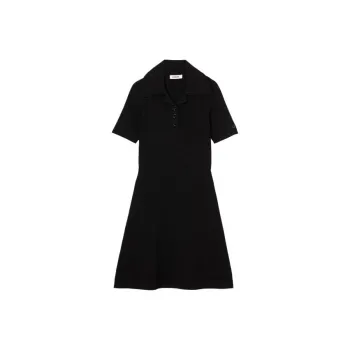 Sandro Rib-knit Flared Minidress