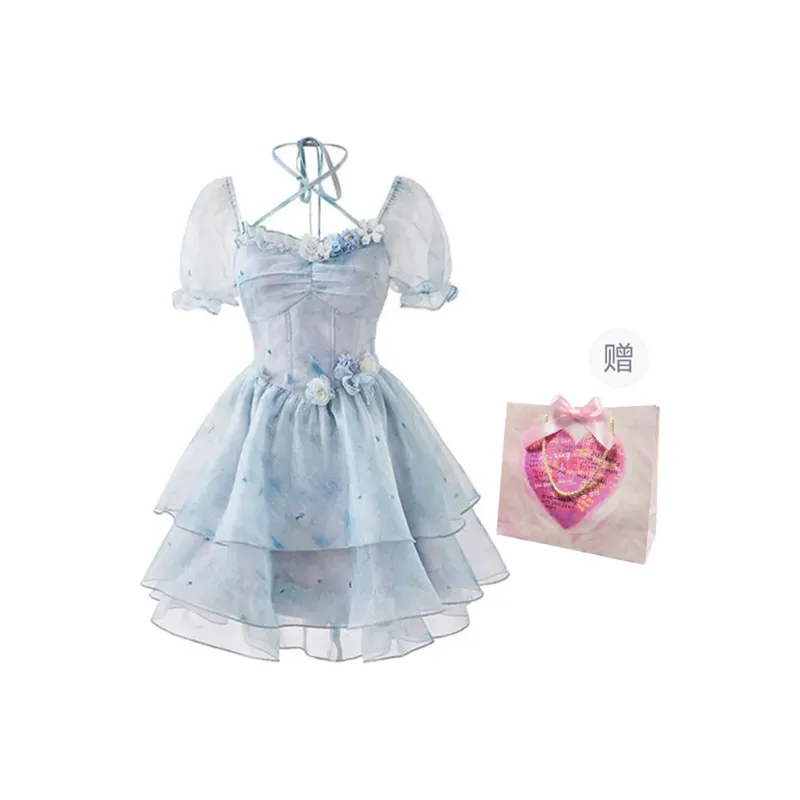 AINUOERMY Short Sleeved Dress Women's-7