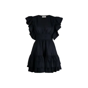 Ulla Johnson Kiri Ruffled Mini Dress