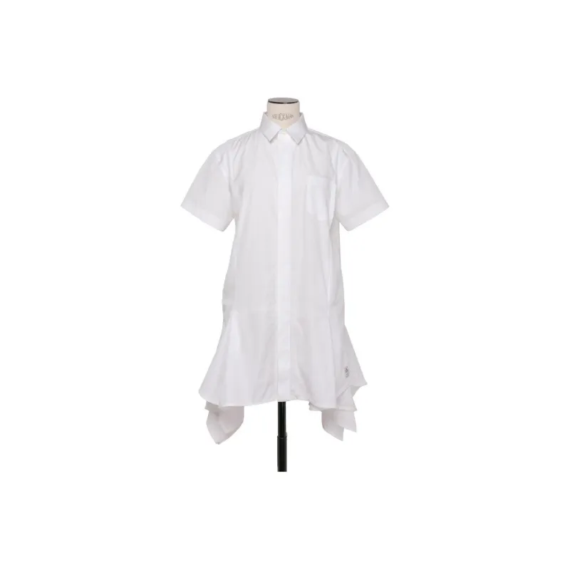 Sacai Poplin Mini Dress-0
