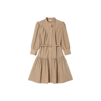 Goodland Long Sleeved Dresses Women's Khaki