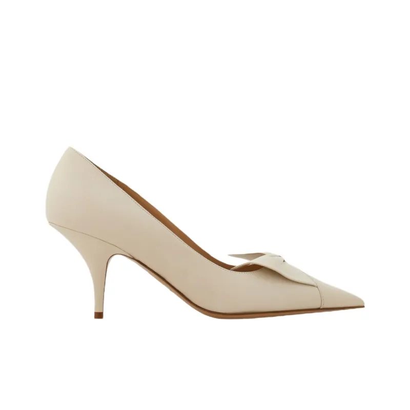 FERRAGAMO Slim Heel High Heels 7cm Women's Milk White-1
