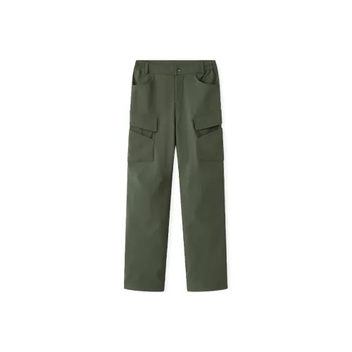 Bein Space Cargo Pants Women's Stone Gray Green