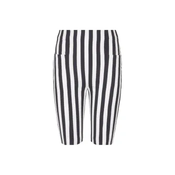 BALMAIN Stripe print High waisted Shorts