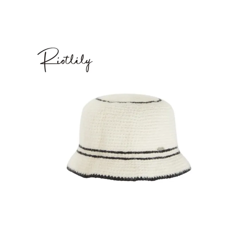 RiotLILY Sheep Wool Bucket Hats Women's-2