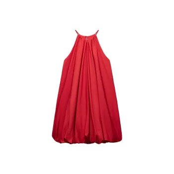 ZARA Slip Dresses Women's Red